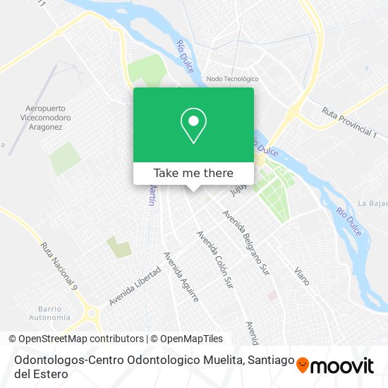 Odontologos-Centro Odontologico Muelita map