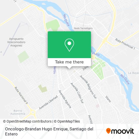Oncologo-Brandan Hugo Enrique map