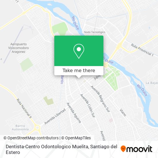 Mapa de Dentista-Centro Odontologico Muelita