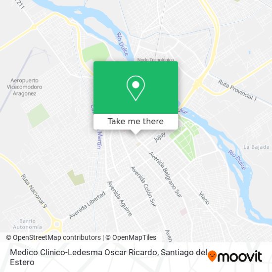 Medico Clinico-Ledesma Oscar Ricardo map
