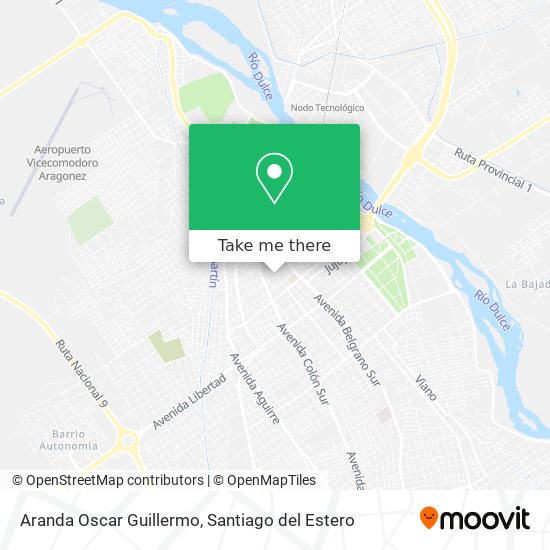 Aranda Oscar Guillermo map