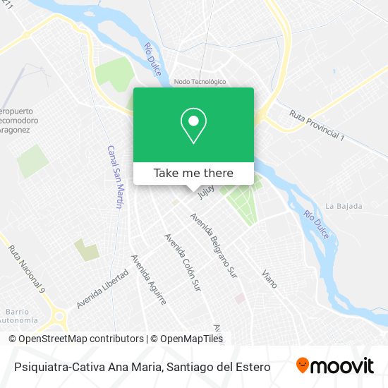 Psiquiatra-Cativa Ana Maria map