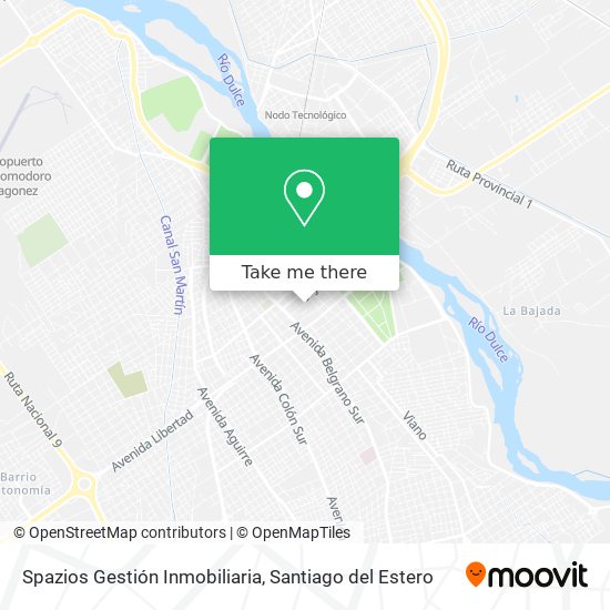 Spazios Gestión Inmobiliaria map