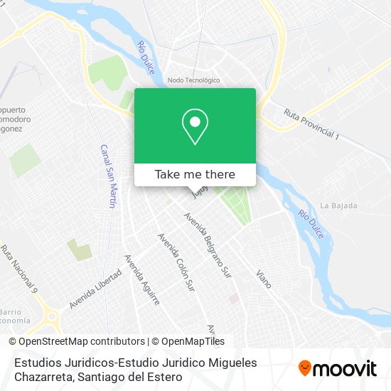 Estudios Juridicos-Estudio Juridico Migueles Chazarreta map