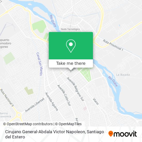 Cirujano General-Abdala Victor Napoleon map