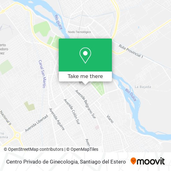 Centro Privado de Ginecologia map