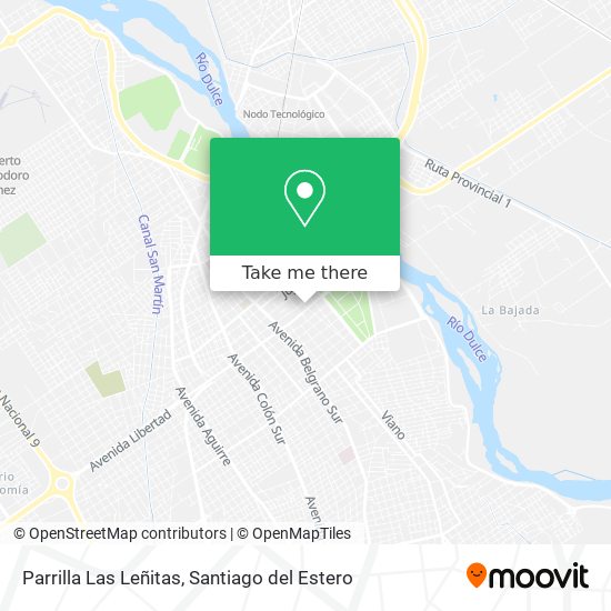 Mapa de Parrilla Las Leñitas