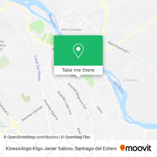 Kinesiologo-Klgo Javier Sabino map