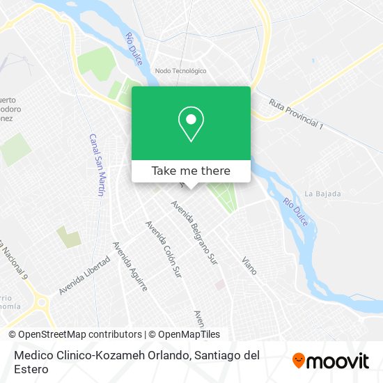 Medico Clinico-Kozameh Orlando map