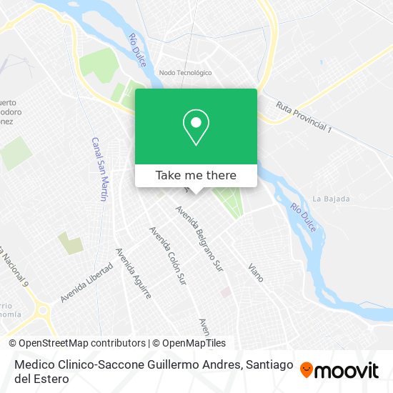 Mapa de Medico Clinico-Saccone Guillermo Andres