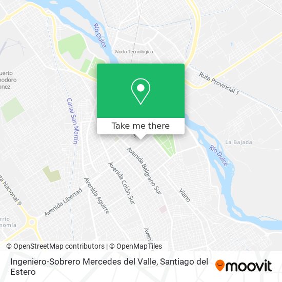 Ingeniero-Sobrero Mercedes del Valle map