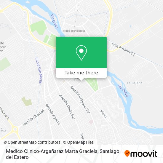 Medico Clinico-Argañaraz Marta Graciela map