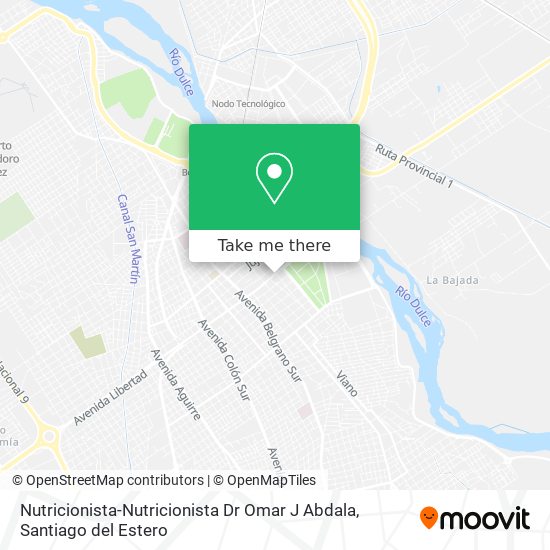 Nutricionista-Nutricionista Dr Omar J Abdala map