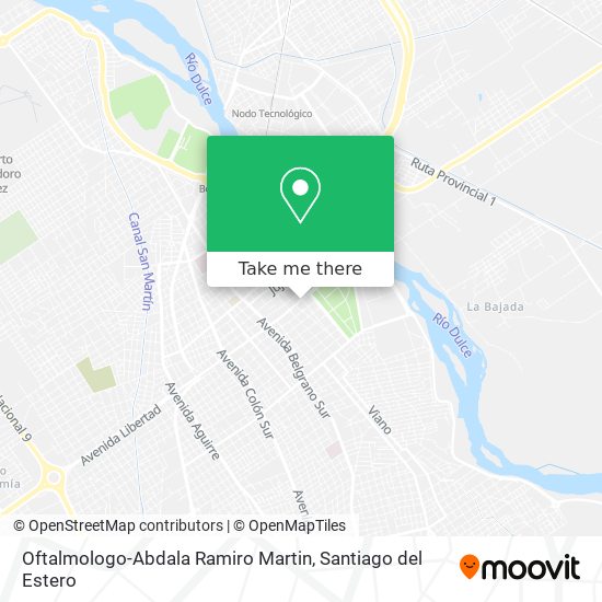 Oftalmologo-Abdala Ramiro Martin map