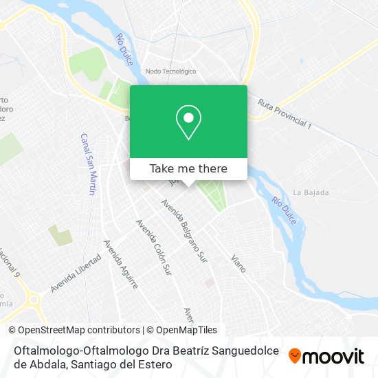 Oftalmologo-Oftalmologo Dra Beatríz Sanguedolce de Abdala map