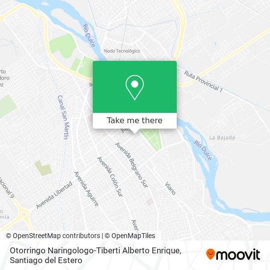 Mapa de Otorringo Naringologo-Tiberti Alberto Enrique