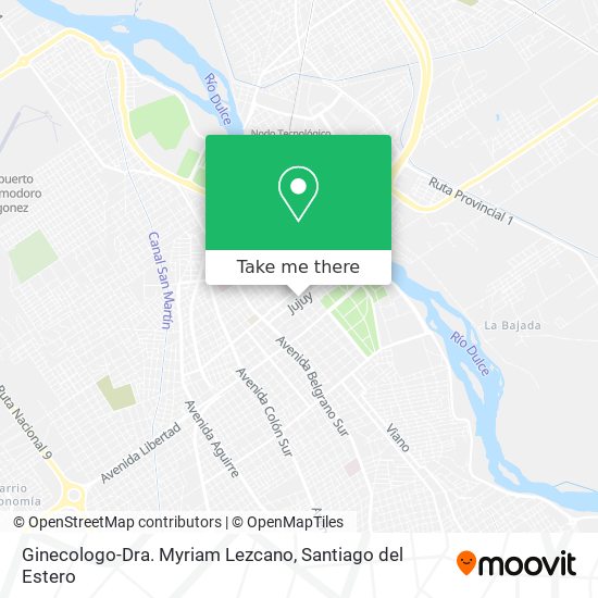Ginecologo-Dra. Myriam Lezcano map