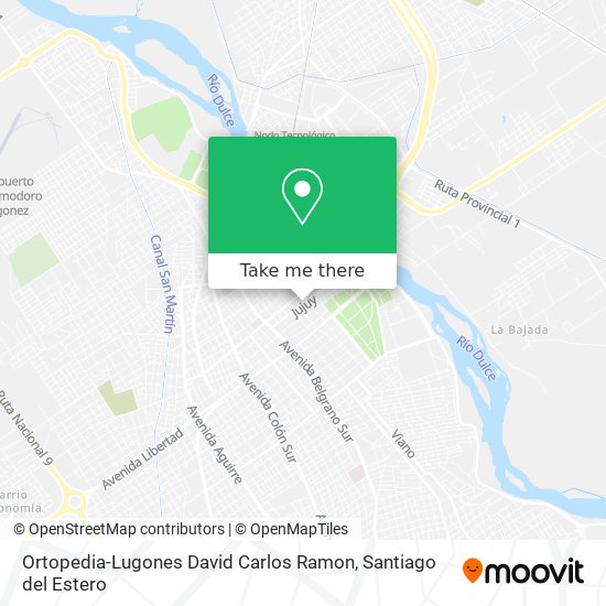 Ortopedia-Lugones David Carlos Ramon map