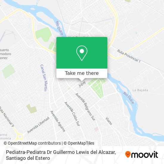 Mapa de Pediatra-Pediatra Dr Guillermo Lewis del Alcazar