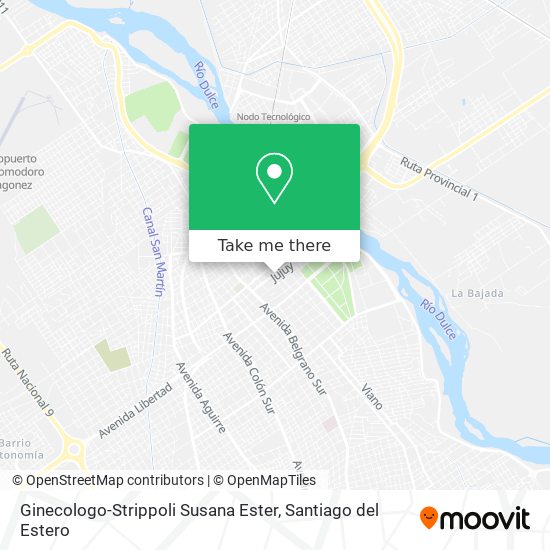 Ginecologo-Strippoli Susana Ester map