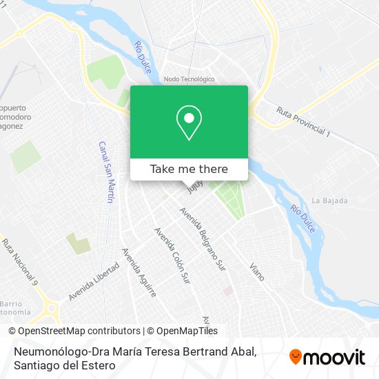 Neumonólogo-Dra María Teresa Bertrand Abal map