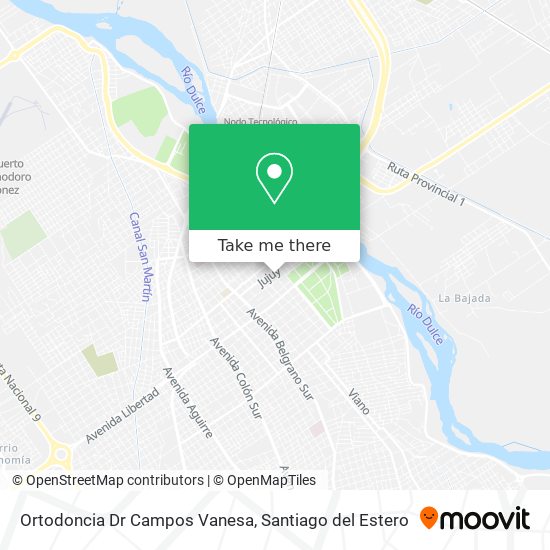Ortodoncia Dr Campos Vanesa map