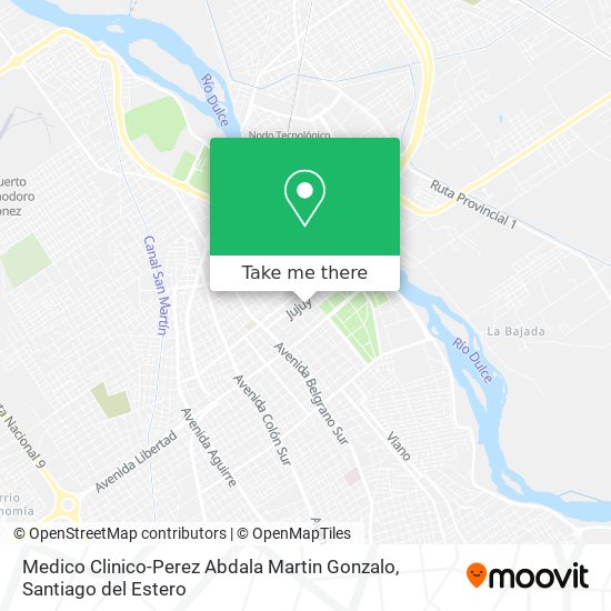 Medico Clinico-Perez Abdala Martin Gonzalo map
