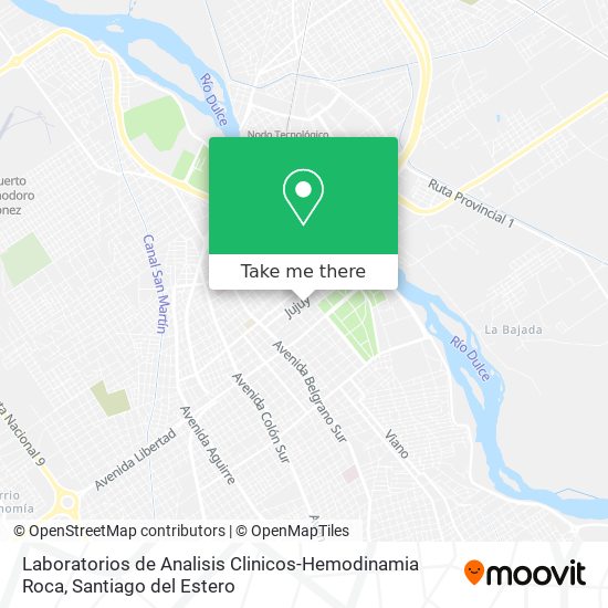Laboratorios de Analisis Clinicos-Hemodinamia Roca map