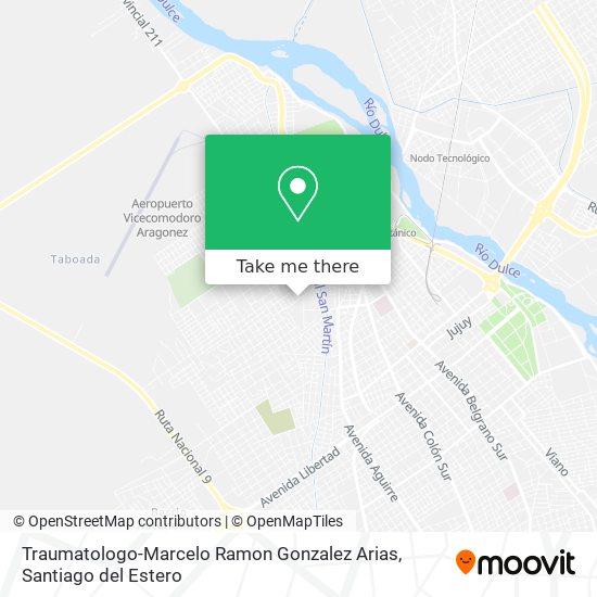 Traumatologo-Marcelo Ramon Gonzalez Arias map