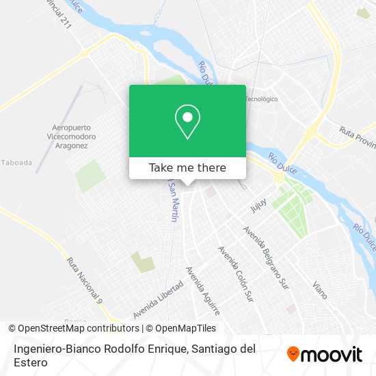 Mapa de Ingeniero-Bianco Rodolfo Enrique