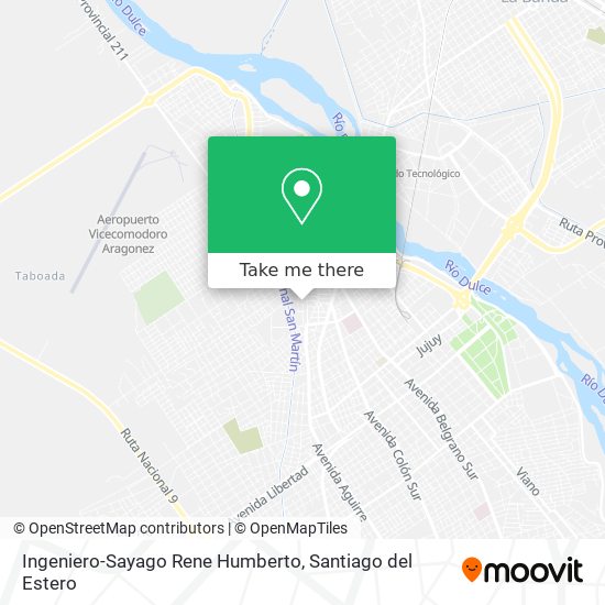 Ingeniero-Sayago Rene Humberto map