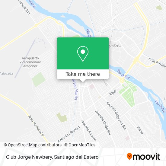 Mapa de Club Jorge Newbery