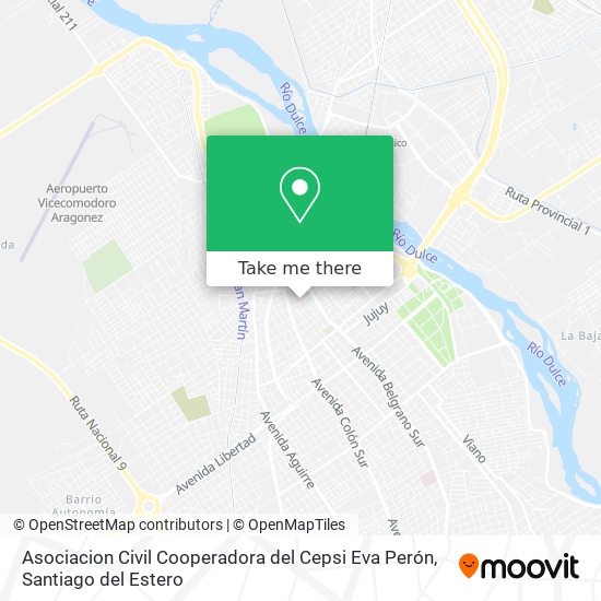 Asociacion Civil Cooperadora del Cepsi Eva Perón map