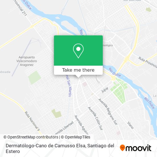 Dermatólogo-Cano de Camusso Elsa map