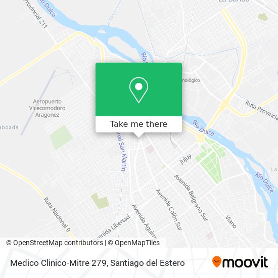 Mapa de Medico Clinico-Mitre 279