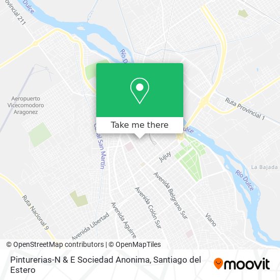 Mapa de Pinturerias-N & E Sociedad Anonima
