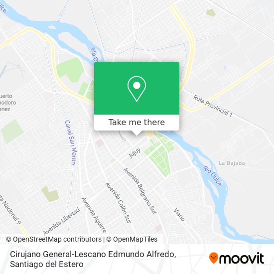 Mapa de Cirujano General-Lescano Edmundo Alfredo