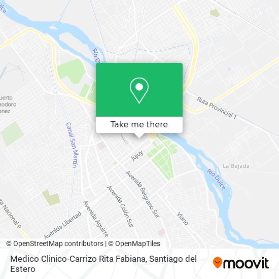 Medico Clinico-Carrizo Rita Fabiana map