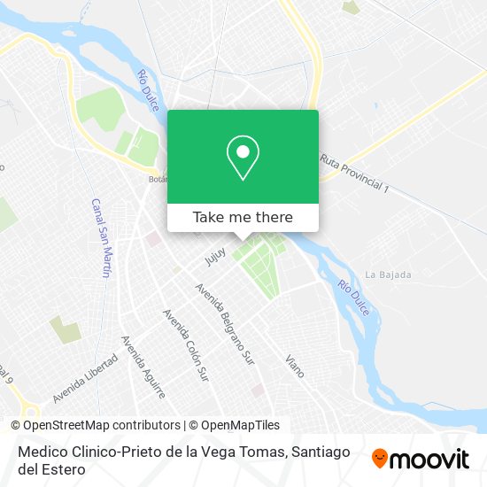 Medico Clinico-Prieto de la Vega Tomas map