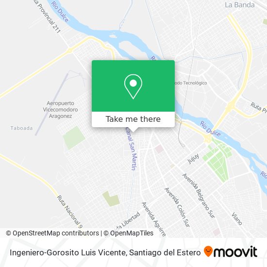 Ingeniero-Gorosito Luis Vicente map