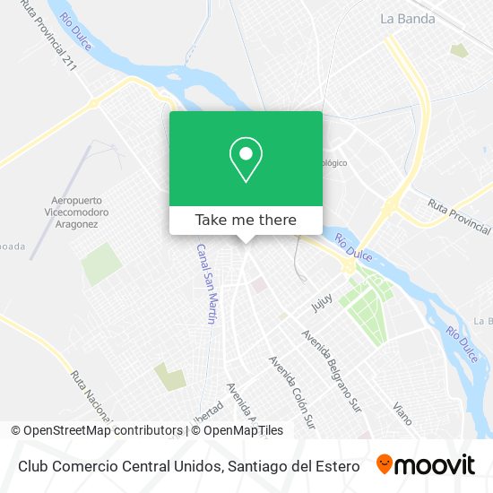 Mapa de Club Comercio Central Unidos