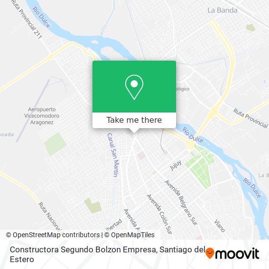 Constructora Segundo Bolzon Empresa map