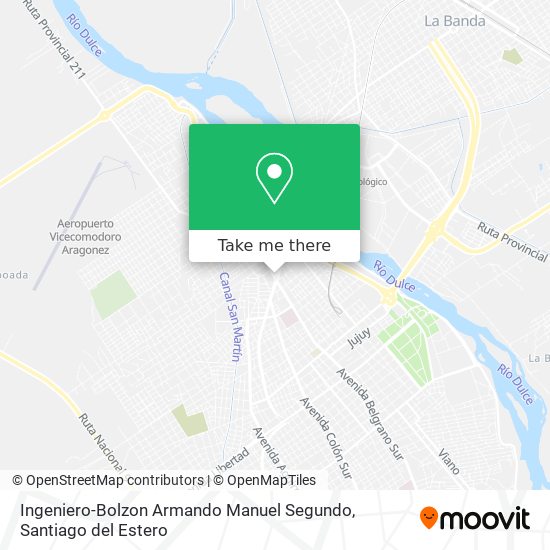 Ingeniero-Bolzon Armando Manuel Segundo map