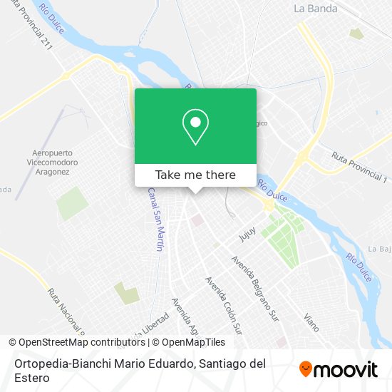 Ortopedia-Bianchi Mario Eduardo map