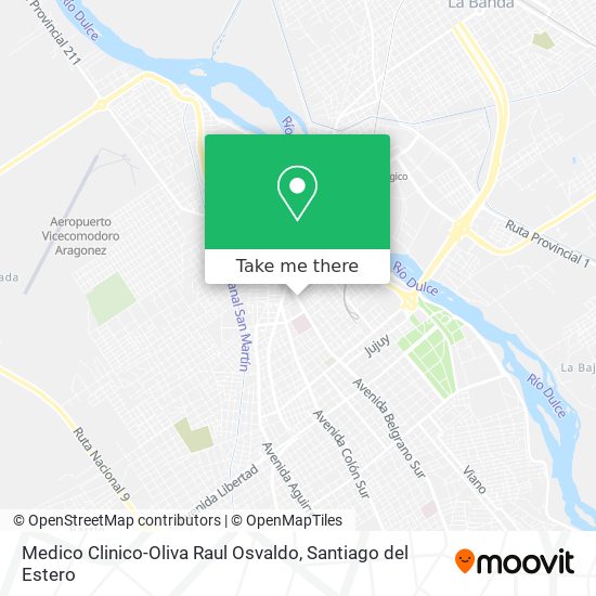 Medico Clinico-Oliva Raul Osvaldo map