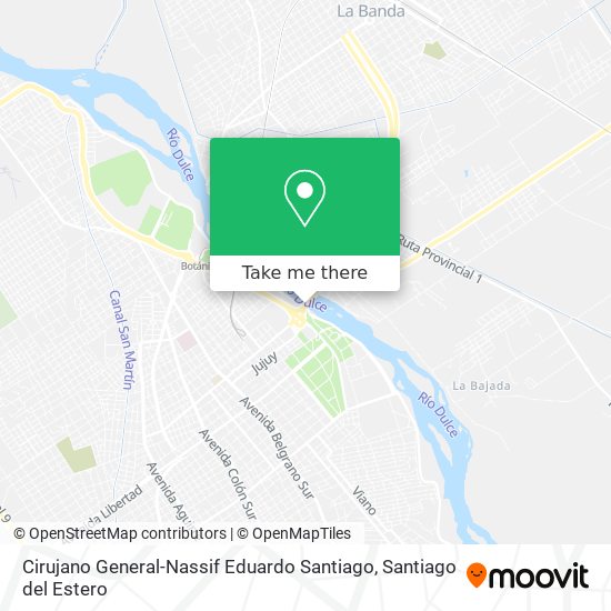 Cirujano General-Nassif Eduardo Santiago map