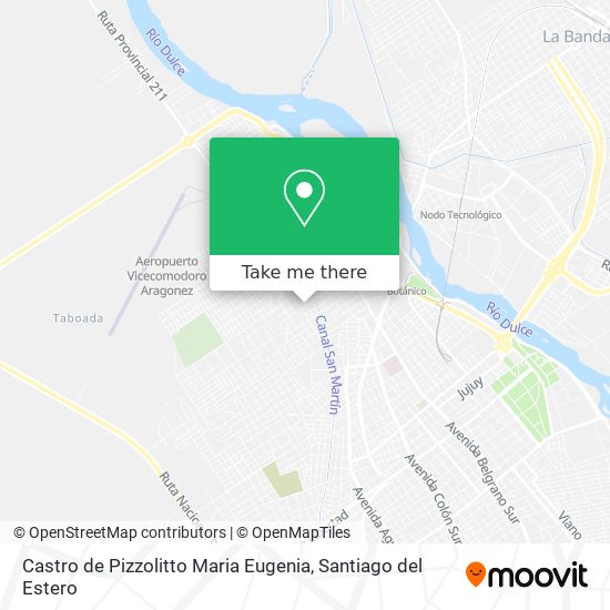 Castro de Pizzolitto Maria Eugenia map