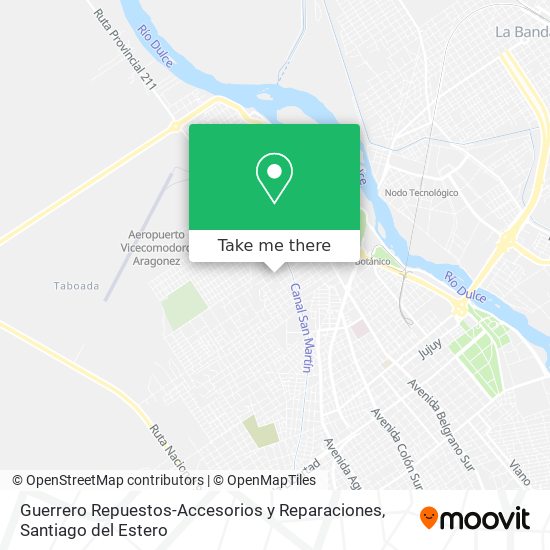 Guerrero Repuestos-Accesorios y Reparaciones map