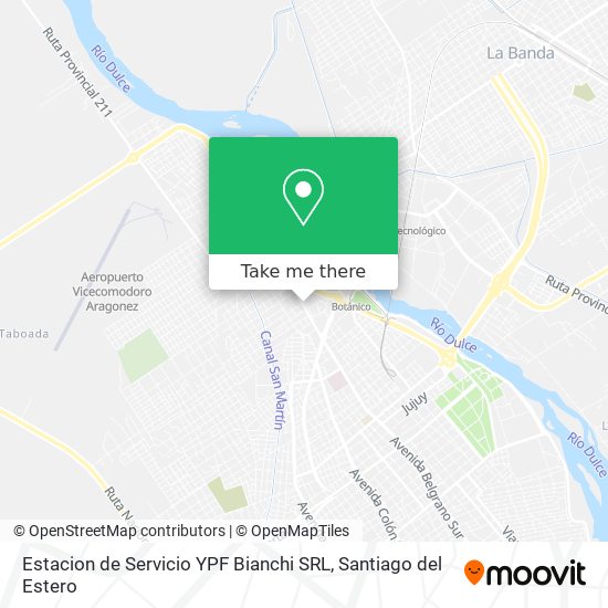 Estacion de Servicio YPF Bianchi SRL map