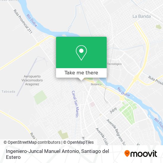 Ingeniero-Juncal Manuel Antonio map